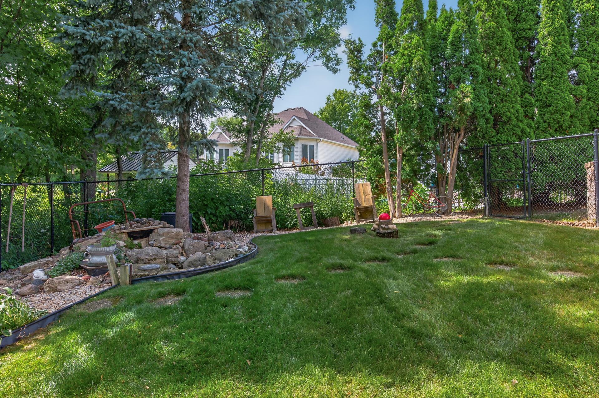Backyard, north side