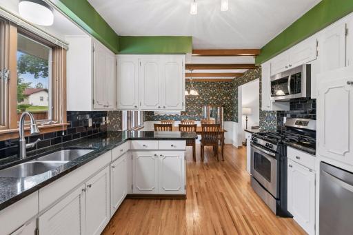 Kitchen with Granite Counters