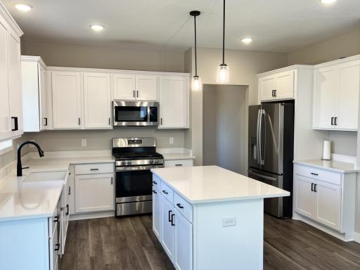 Kitchen with stainless appliances