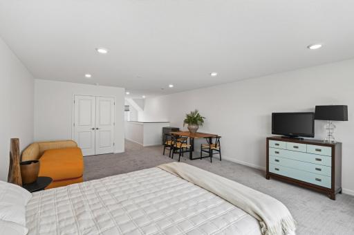Loft could be another bedroom or media area