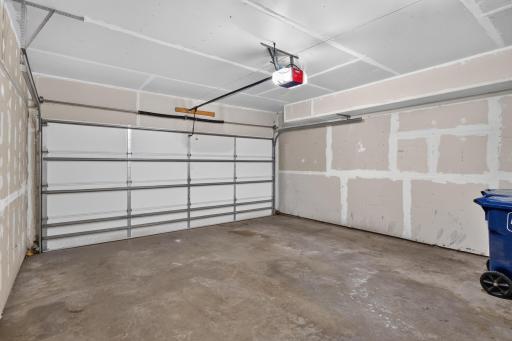 2 car attached garage