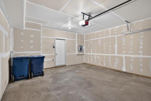 2 car attached garage