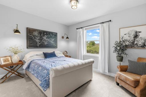 This is bedroom #4 located in the lower level.