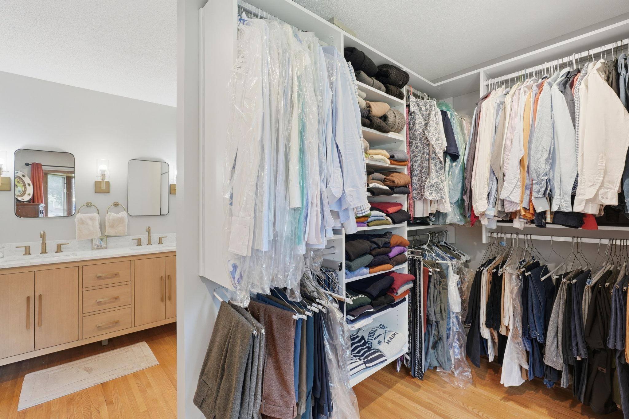 Primary Walk in Closet