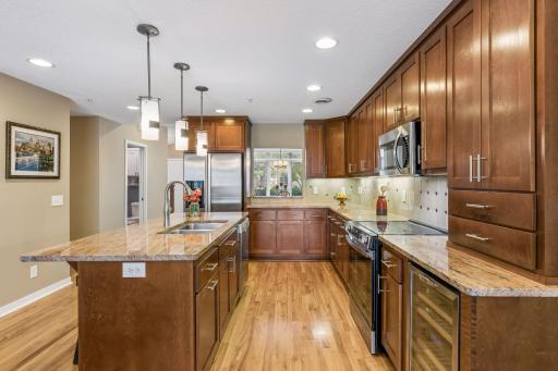 The cook will appreciate the abundant amount of storage in this kitchen!