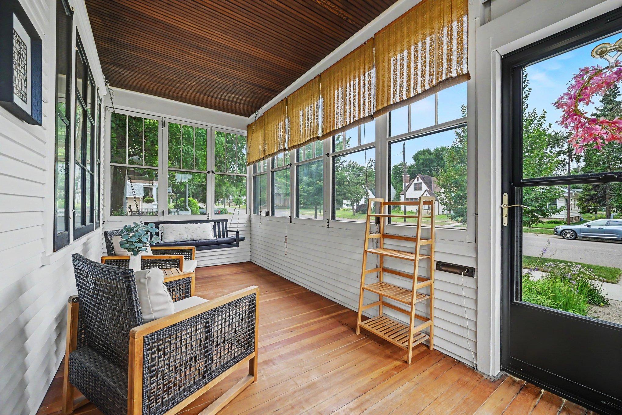 traditional front porch