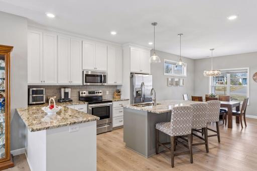 Open kitchen perfect for cooking and gathering