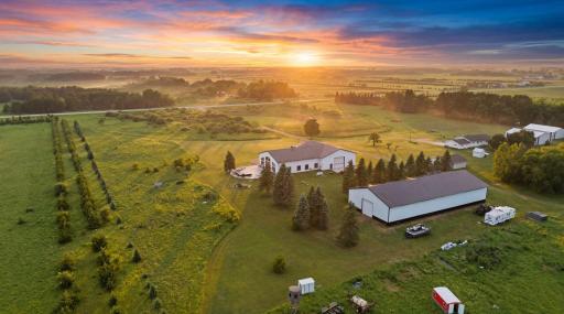 Custom lodge. Nearly 375 acres. Long Prairie River frontage. Stocked pond. Food plots. Established deer stands. Contiguous to nearly 700 acres of state land. A truly extraordinary offering.