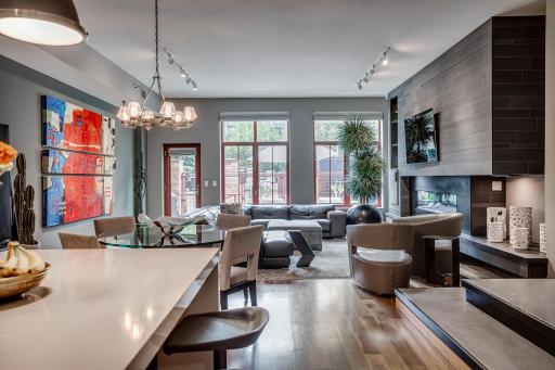Walnut hardwood floors span the main level.