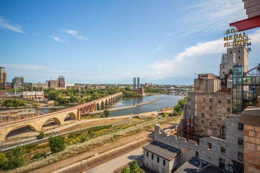 Breathtaking views from the rooftop deck.
