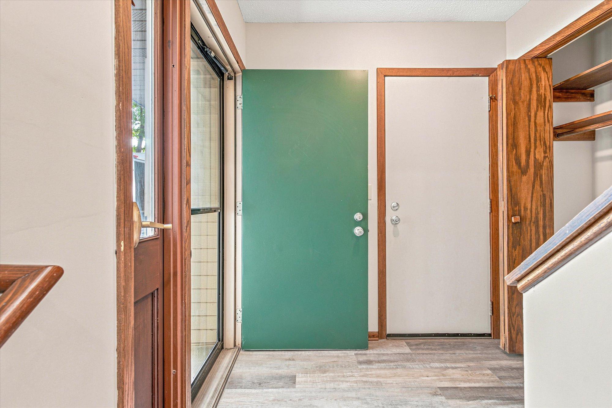 Door to garage