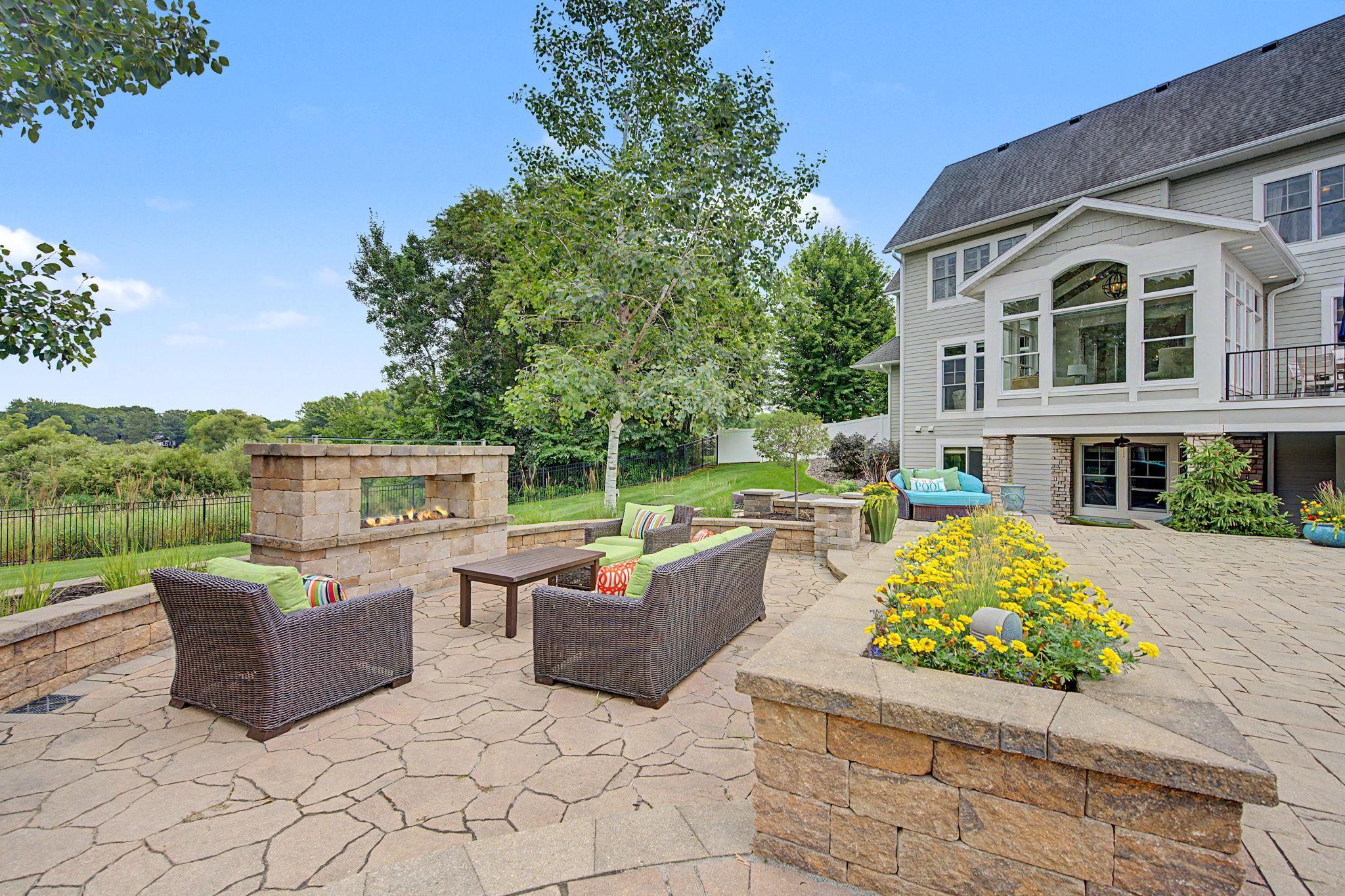 Patio Sitting Area with Fire Place | 15471 Dogwood St NW