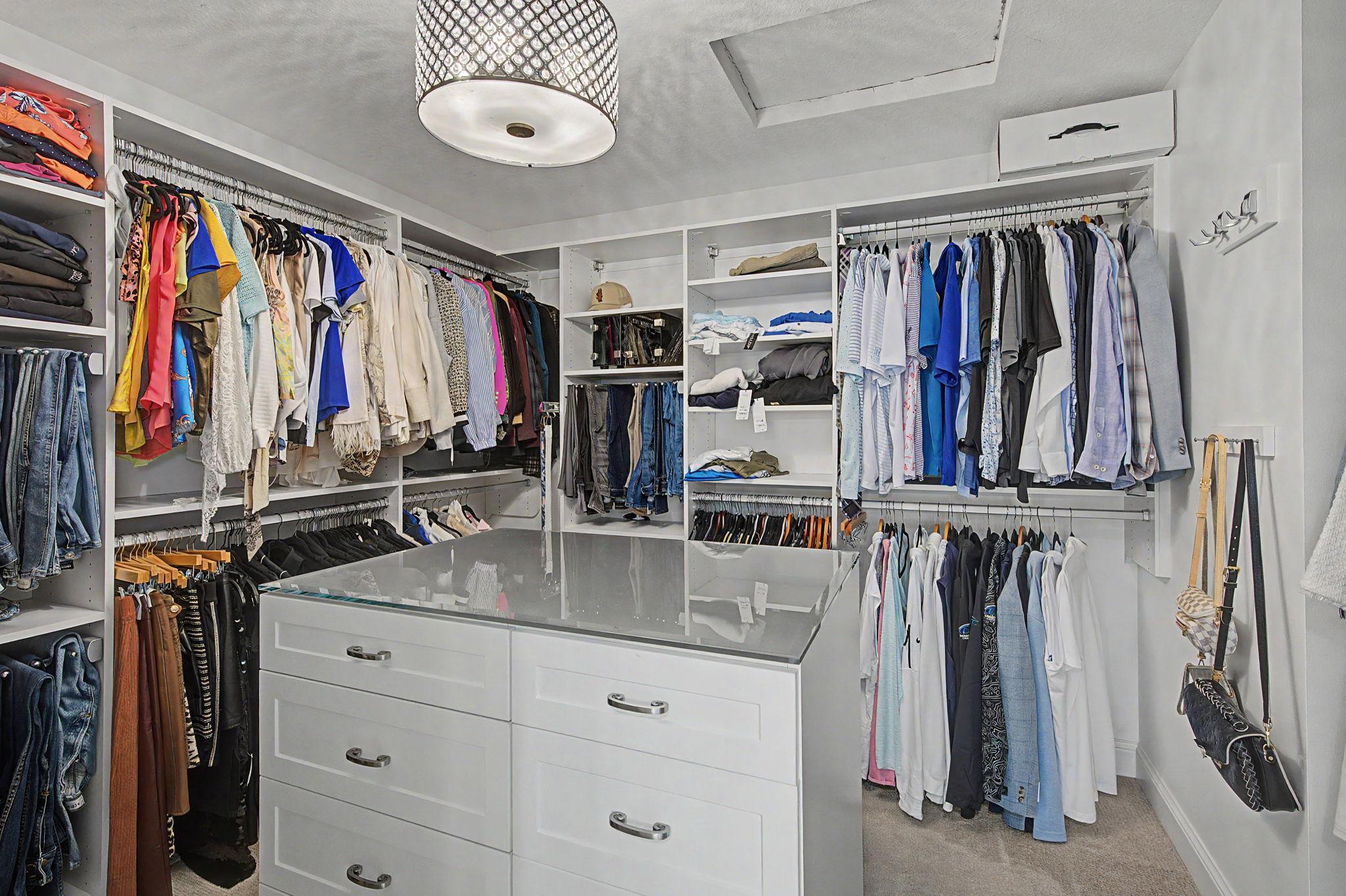 Upper Level Bedroom Primary Closet | 15471 Dogwood St NW
