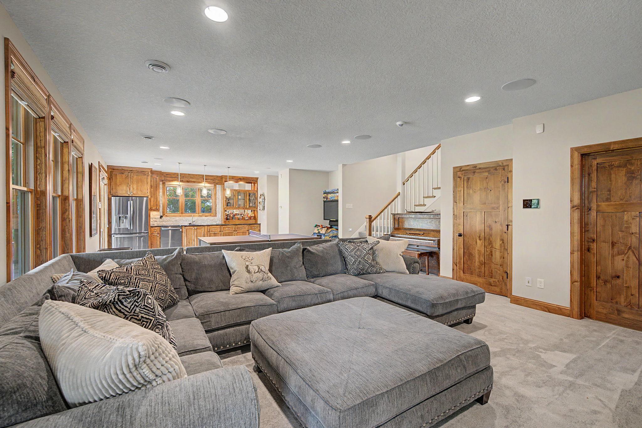 Lower Level Family Room | 15471 Dogwood St NW