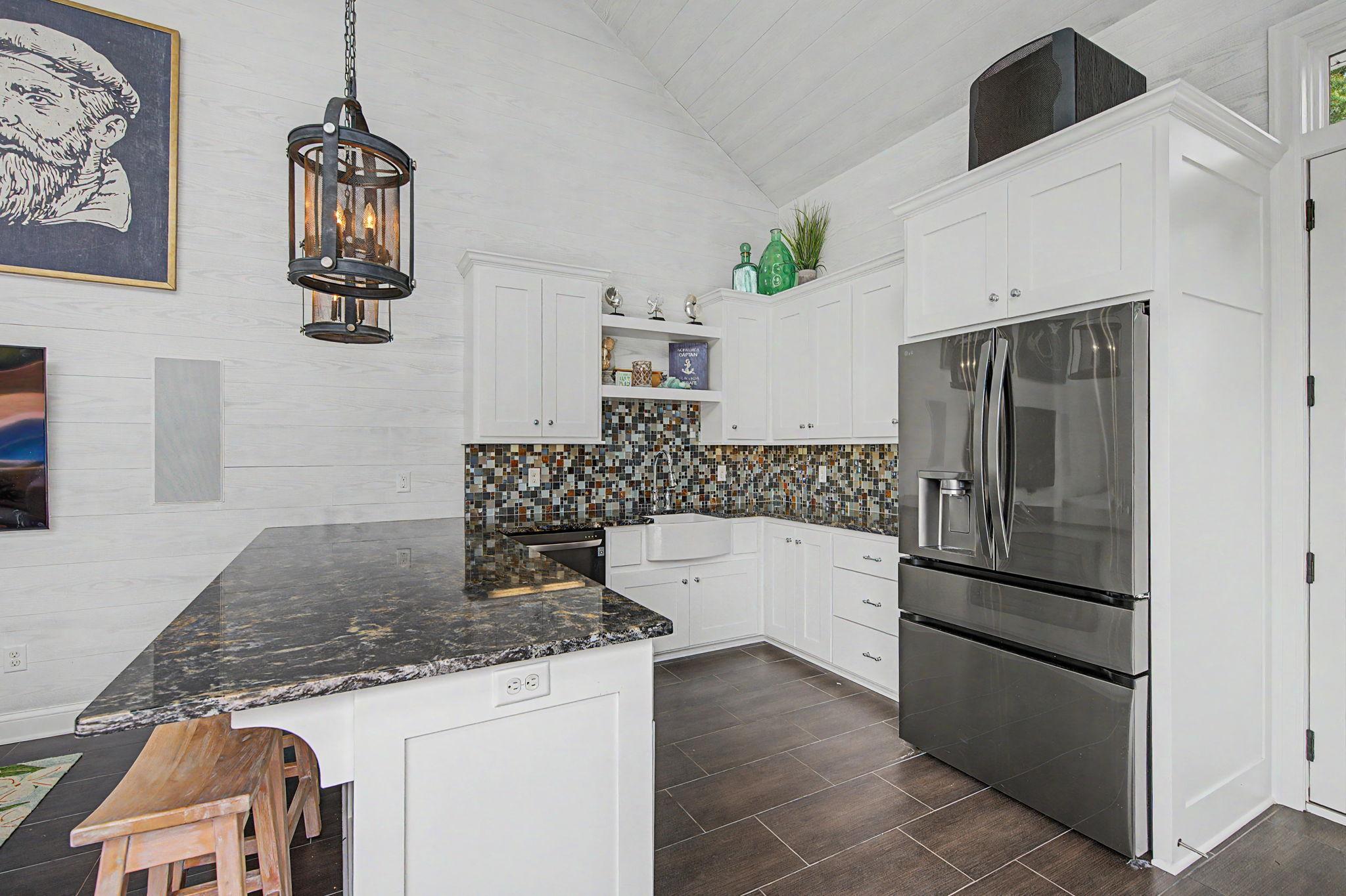 Pool House Kitchen | 15471 Dogwood St NW