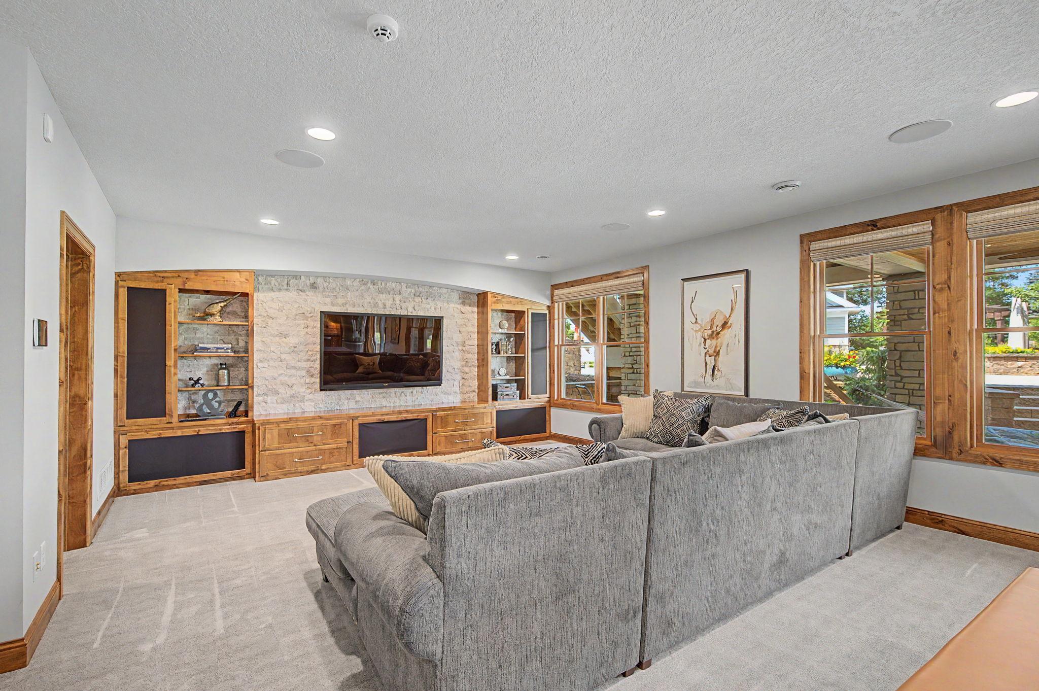 Lower Level Family Room | 15471 Dogwood St NW