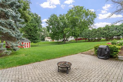 Large paver patio