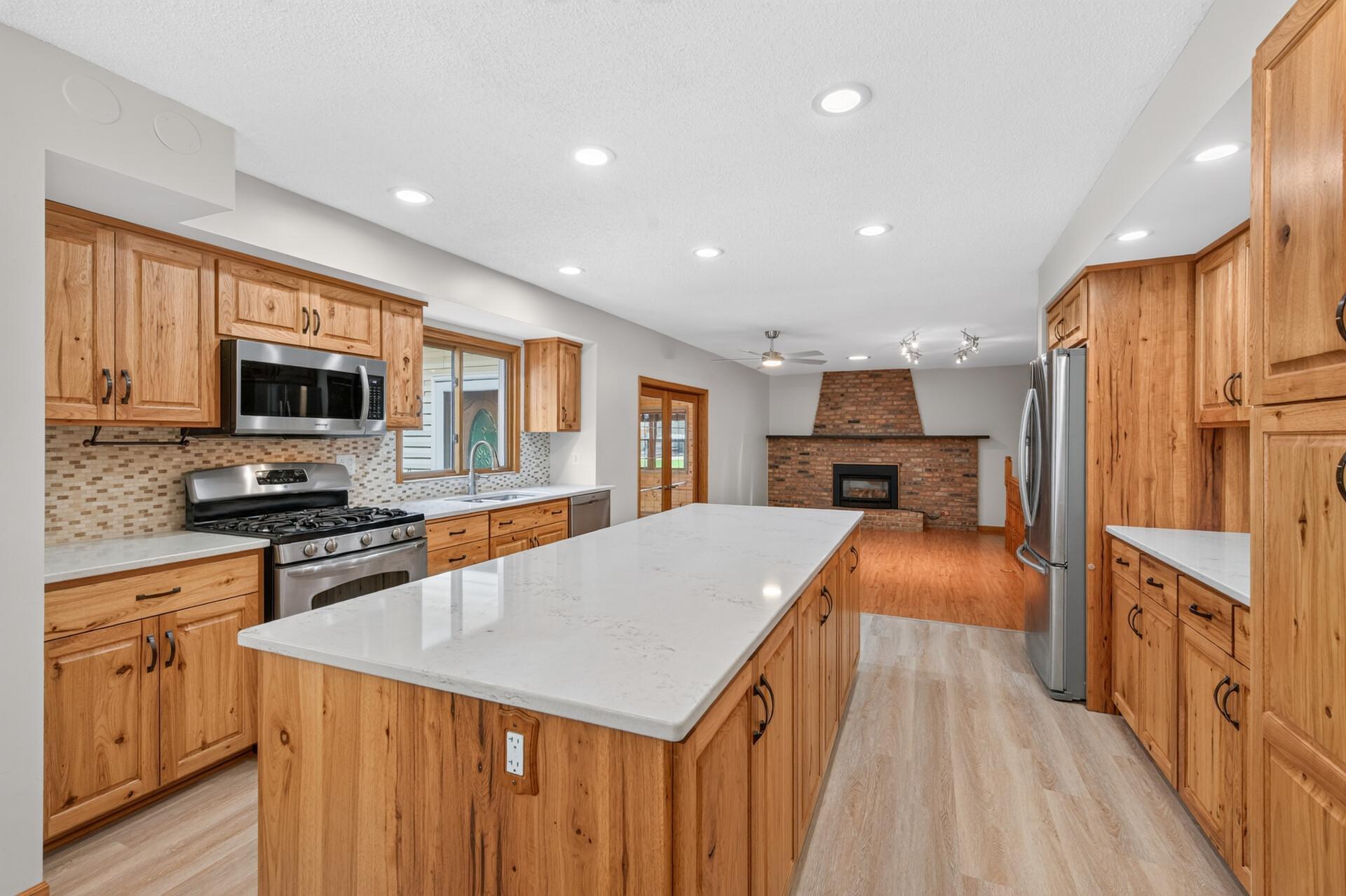 Knotty Hickory Kitchen