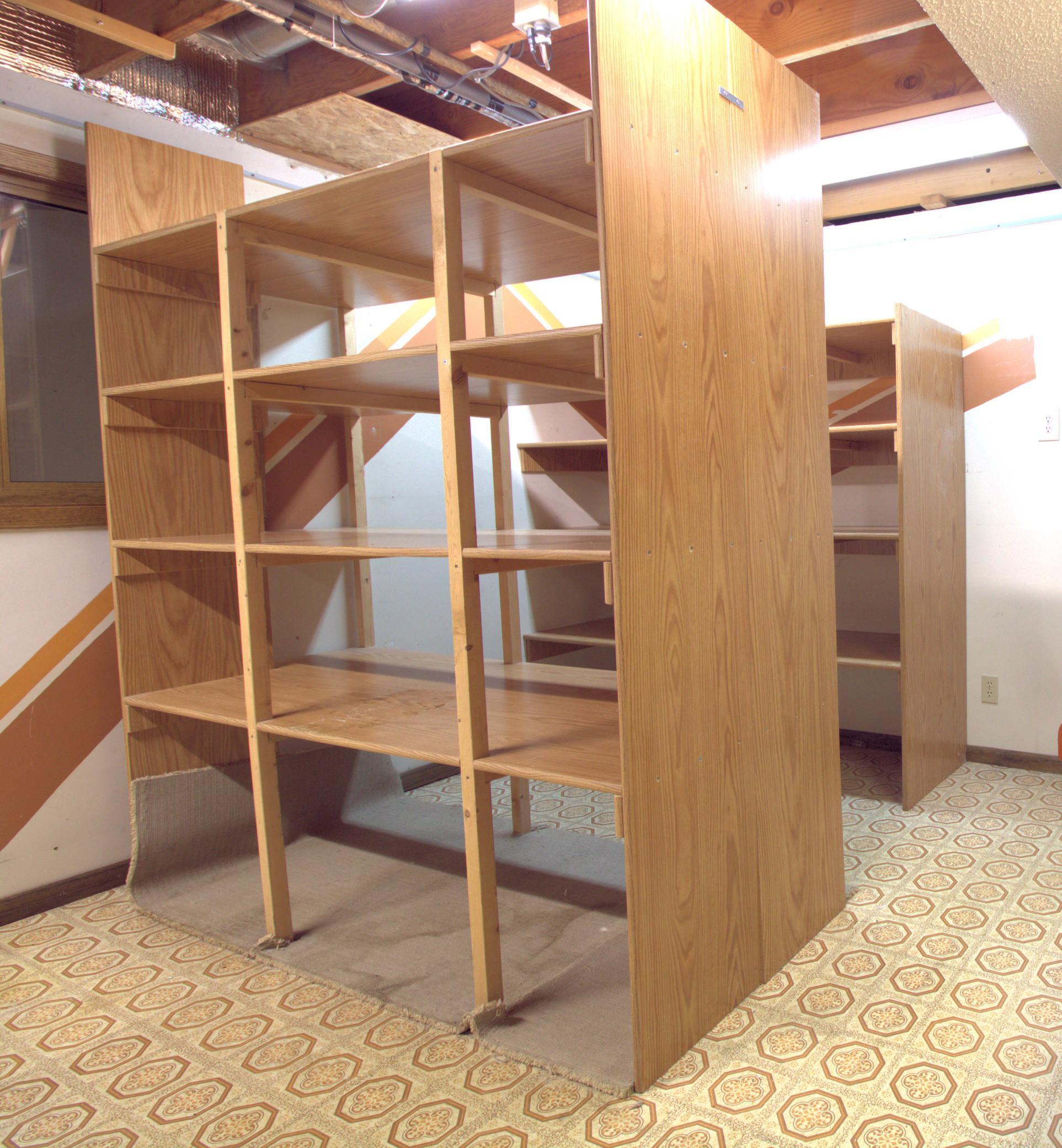 Built In storage in Utility Room