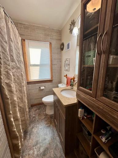 Beautiful main floor full bathroom - results of a total remodel in 2018.