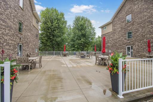 Patio with grills located between 1331 and 1341