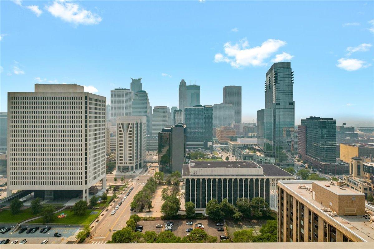 View of Downtown from Roof Deck