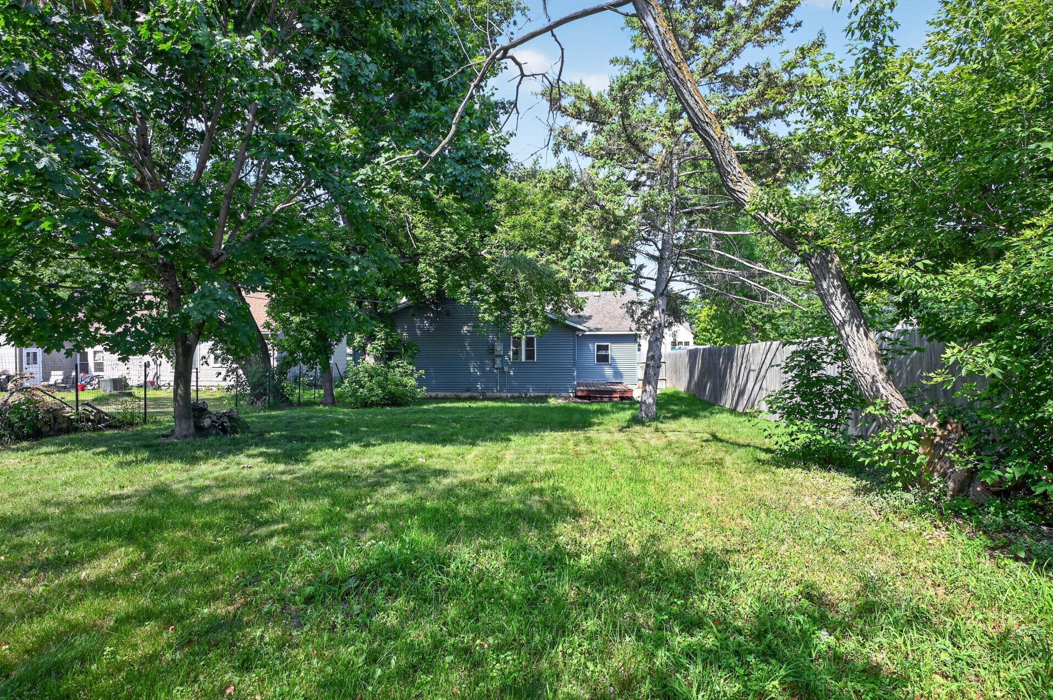 Fenced in Yard