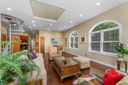 Hardwood floors throughout