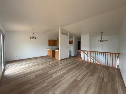 LIVING ROOM LOOKING INTO DINING ROOM/KITCHEN