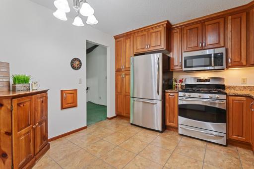 Stainless Steel Appliances, Cabinets with Roll-Out Shelving