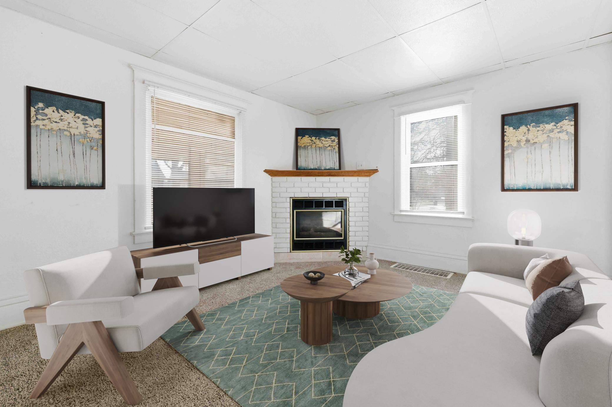 Living Room staged pic