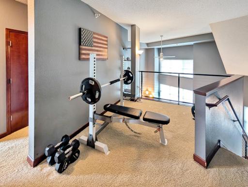 Versatile loft space offers room for creativity!