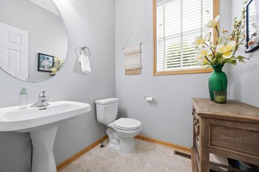 Powder room on main level
