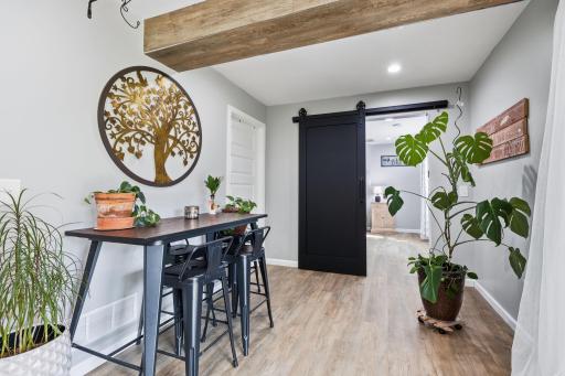 Barn door to 4th bedroom