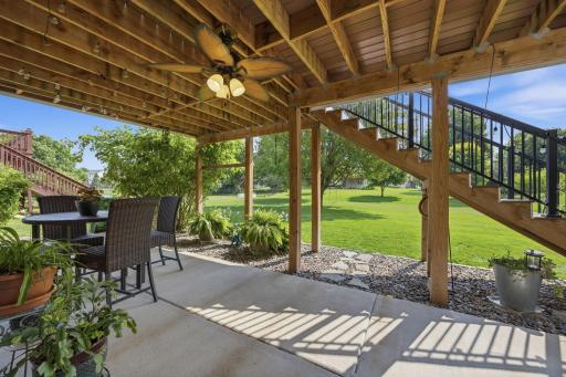 LL walkout to huge patio