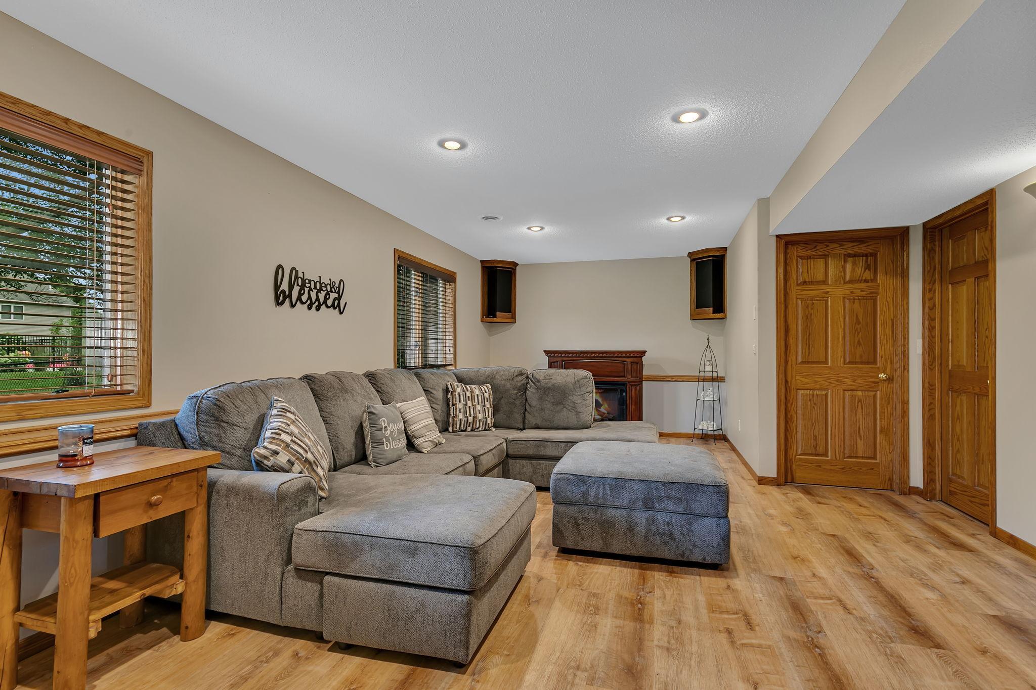 Lower level family room