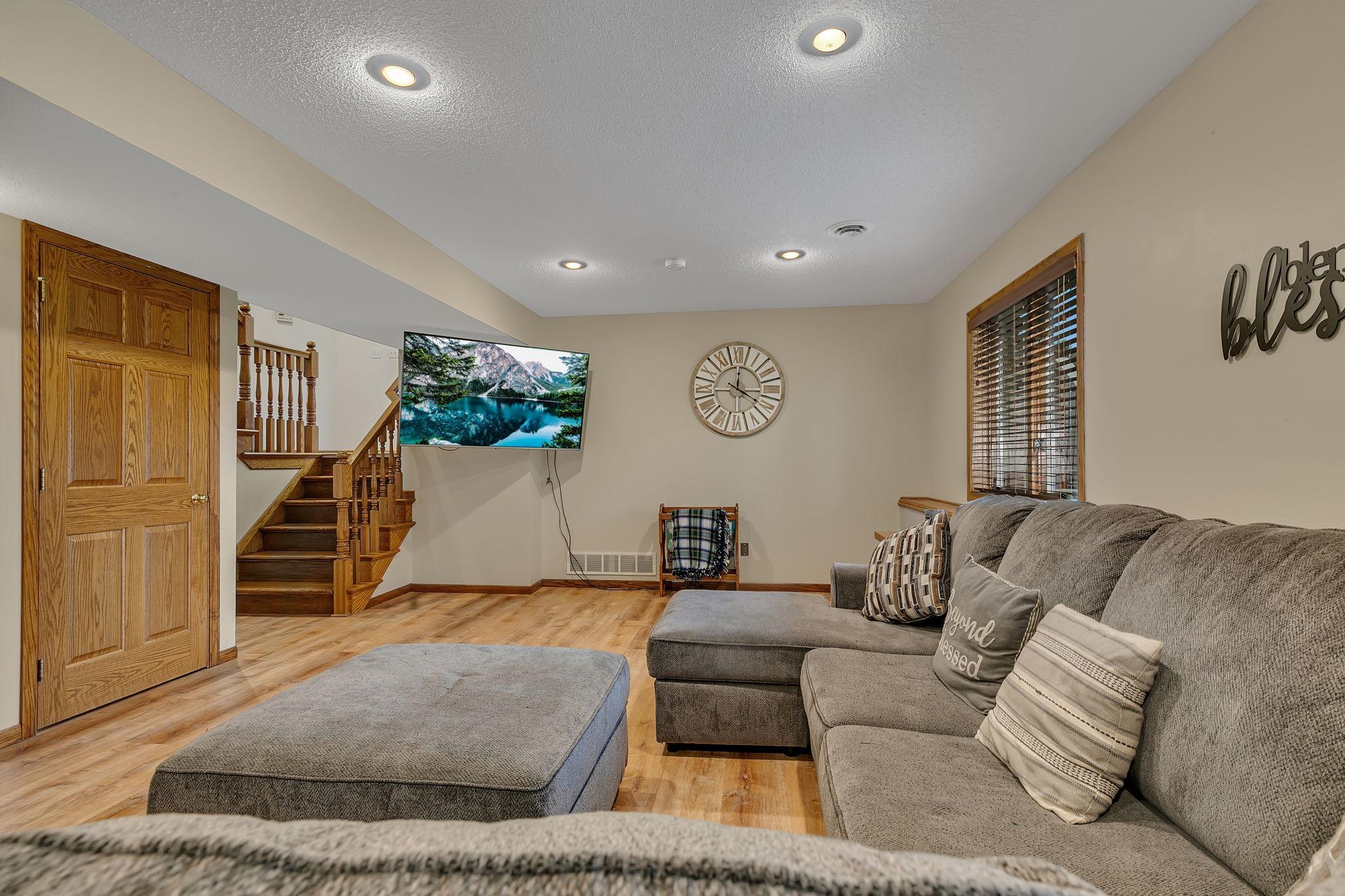 Lower level family room!