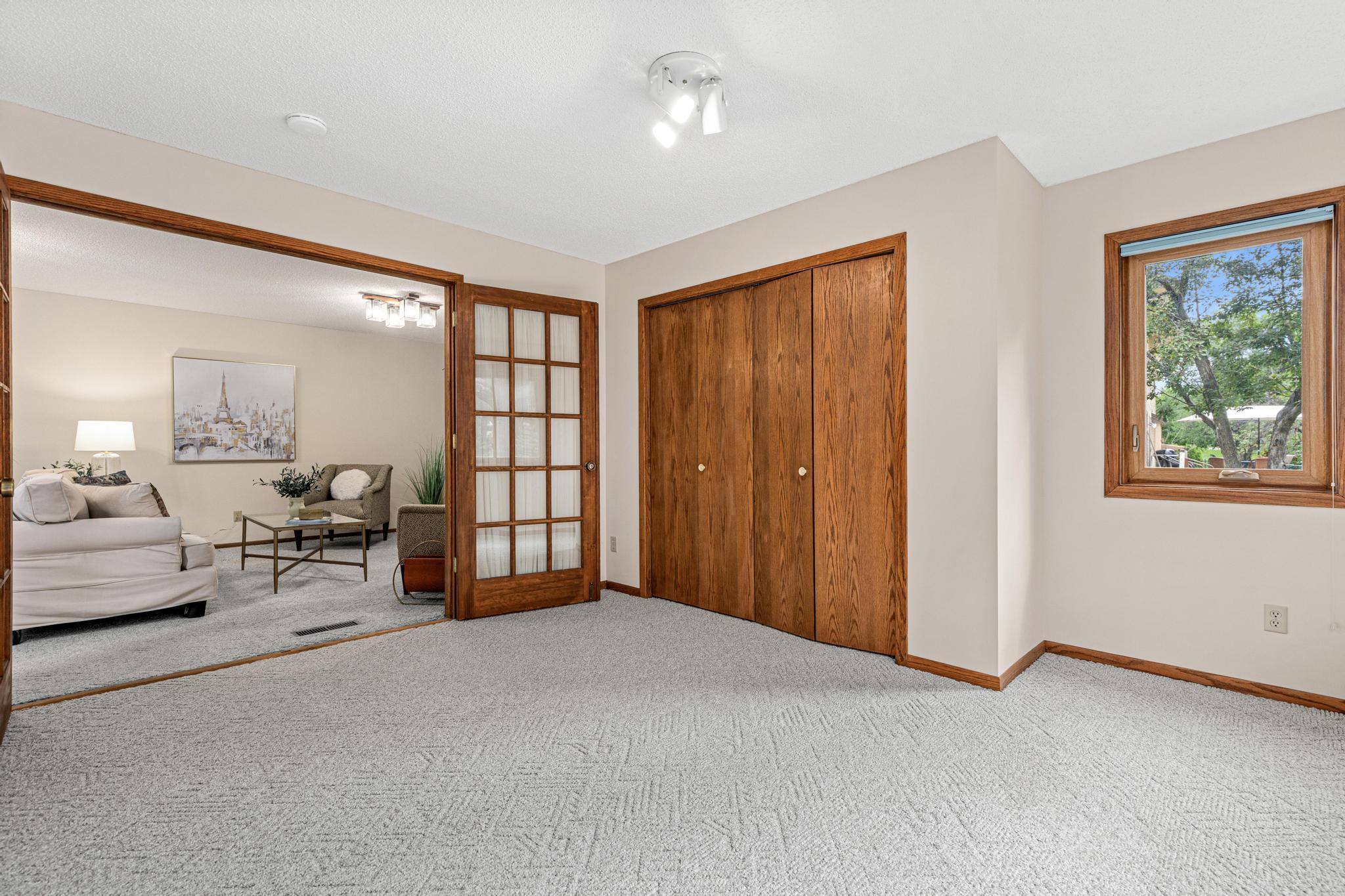 Main floor flex room/bedroom