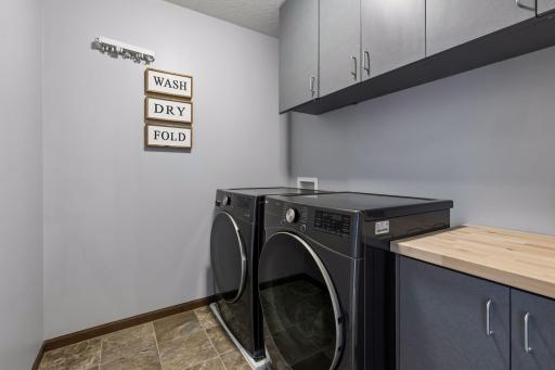 Updated upper level laundry room