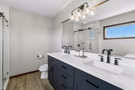 Remodeled primary bathroom