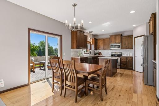 Hardwood floors through most of the main level