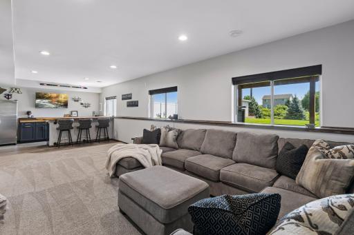 Look-out lower level entertainment room