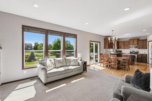 Living to dining and kitchen