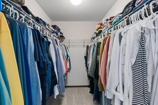 Primary walk-in closet