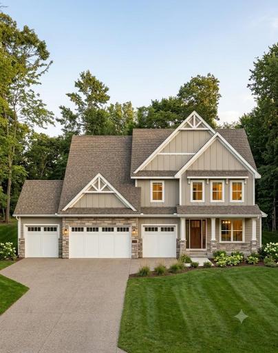 Photo for 2930 155th Avenue NE, Ham Lake, MN 55304 - listing #7105296 AI Enhanced Image. Actual finishes, features, colors and landscaping may vary.