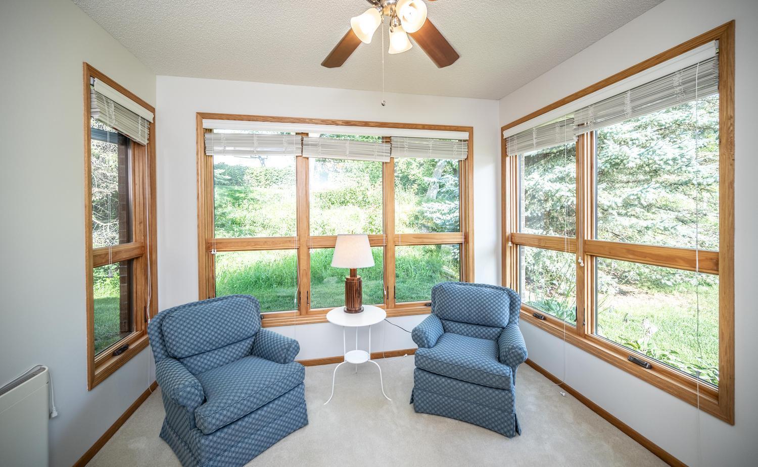 The sunroom will be your favorite spot in the home!