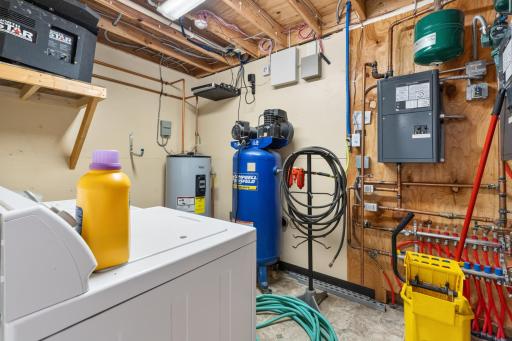 Mechanical with storage. Furnace and Air Conditioner
