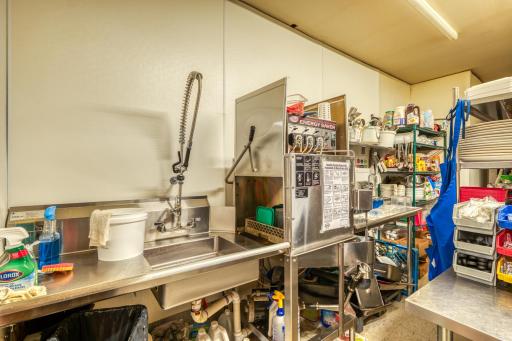 Welcome to The Big Winnie Bar and Cafe located in Bena, Minnesota Just off of Highway 2. Dishwasher in the commercial kitchen