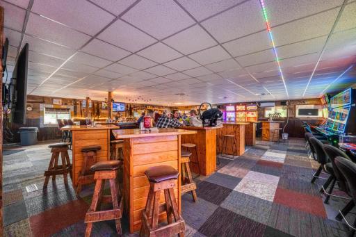 Welcome to The Big Winnie Bar and Cafe located in Bena, Minnesota Just off of Highway 2. A wide array of customers enjoy the space.