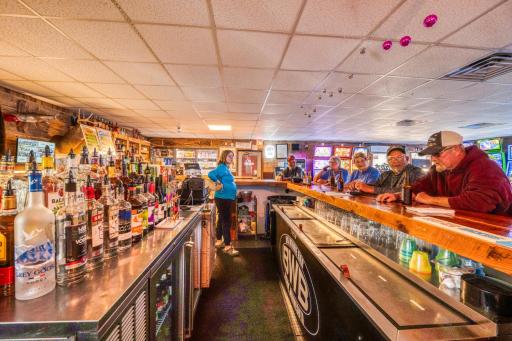 Welcome to The Big Winnie Bar and Cafe located in Bena, Minnesota Just off of Highway 2. Center cooler is updated recently.